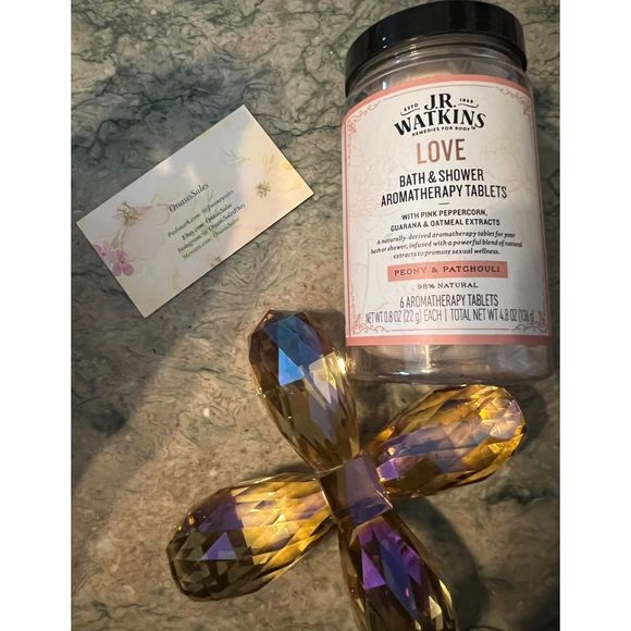 J.R. Watkins Love Bath & Shower Tablets, Peony & Patchouli Shower Steamers - Picture 2 of 8